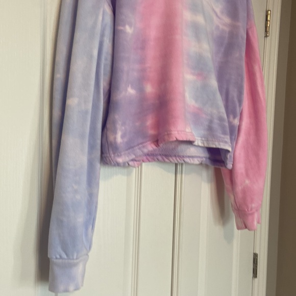 Tie Dye Cropped Hoodie - Picture 4 of 8